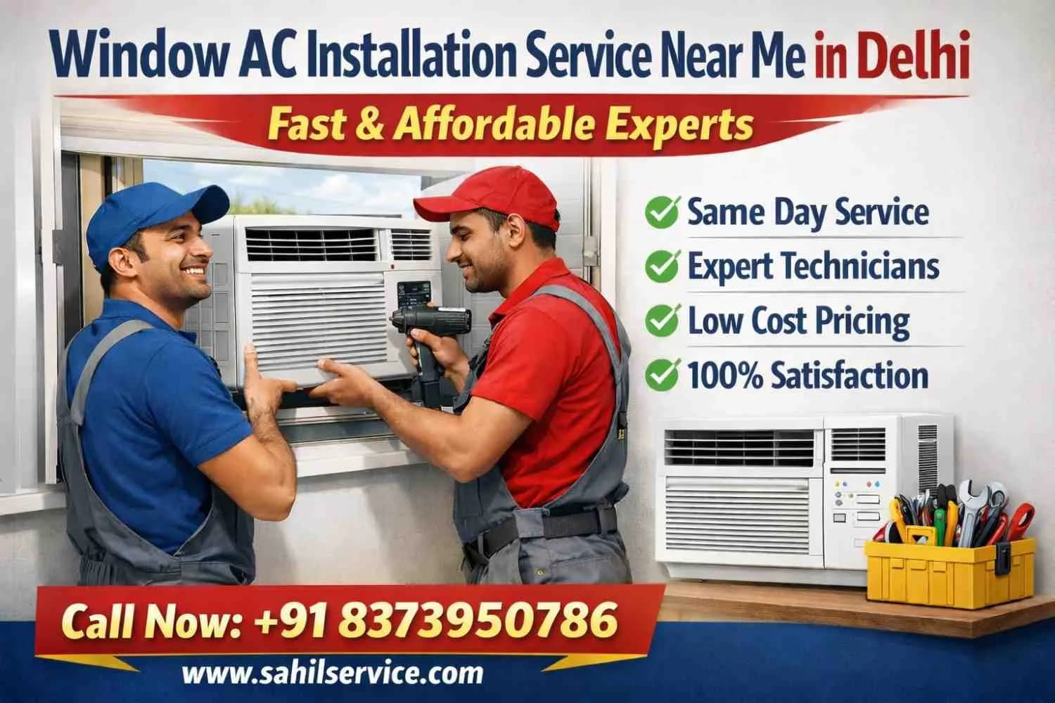 Window AC Installation Service Near Me in Delhi – Fast & Affordable Experts