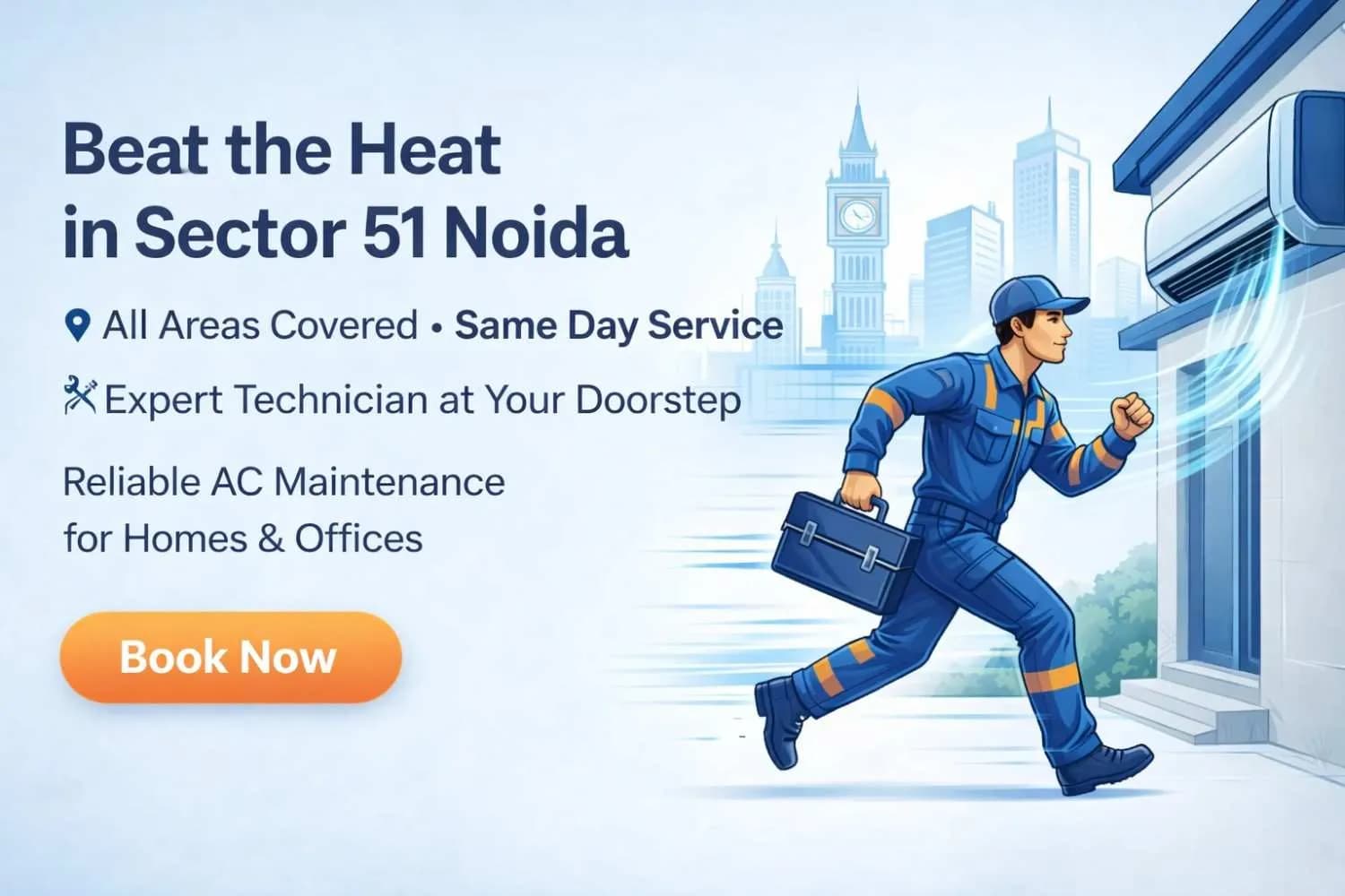 Beat the Heat: Why Proper AC Maintenance Matters in Sector 51 Noida