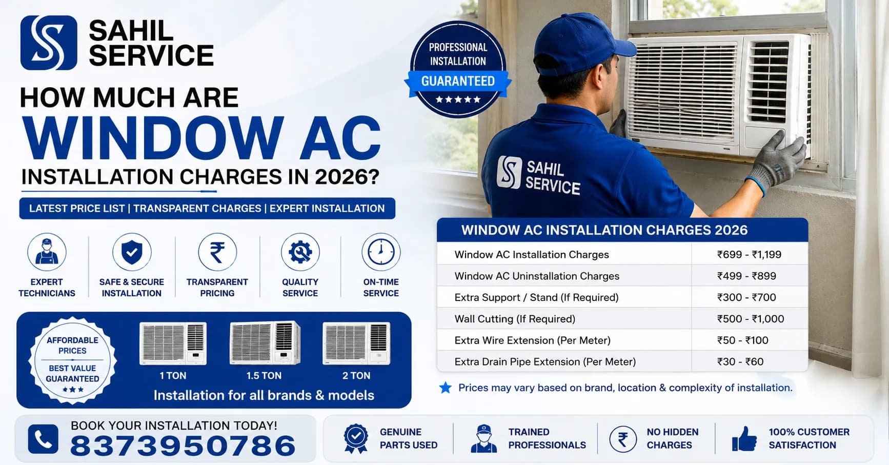 Window AC Installation Charges in 2026: What Is the Real Cost?