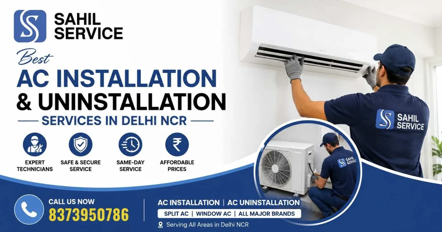 Best AC Installation and Uninstallation Services in Delhi NCR