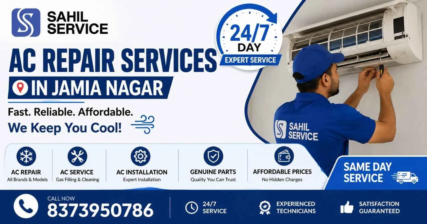 AC Repair Services in Jamia Nagar | 24/7 Day Expert Service