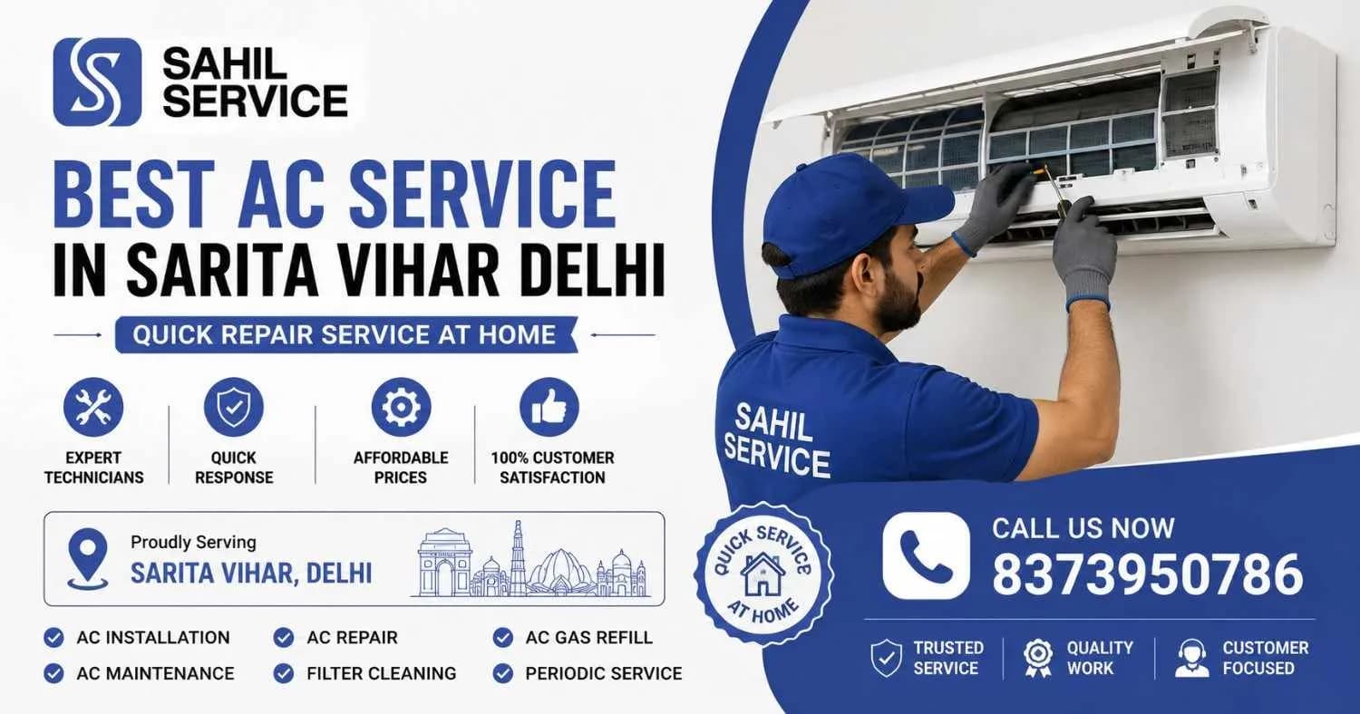 Best AC Service in Sarita Vihar Delhi | Quick Repair Service at home