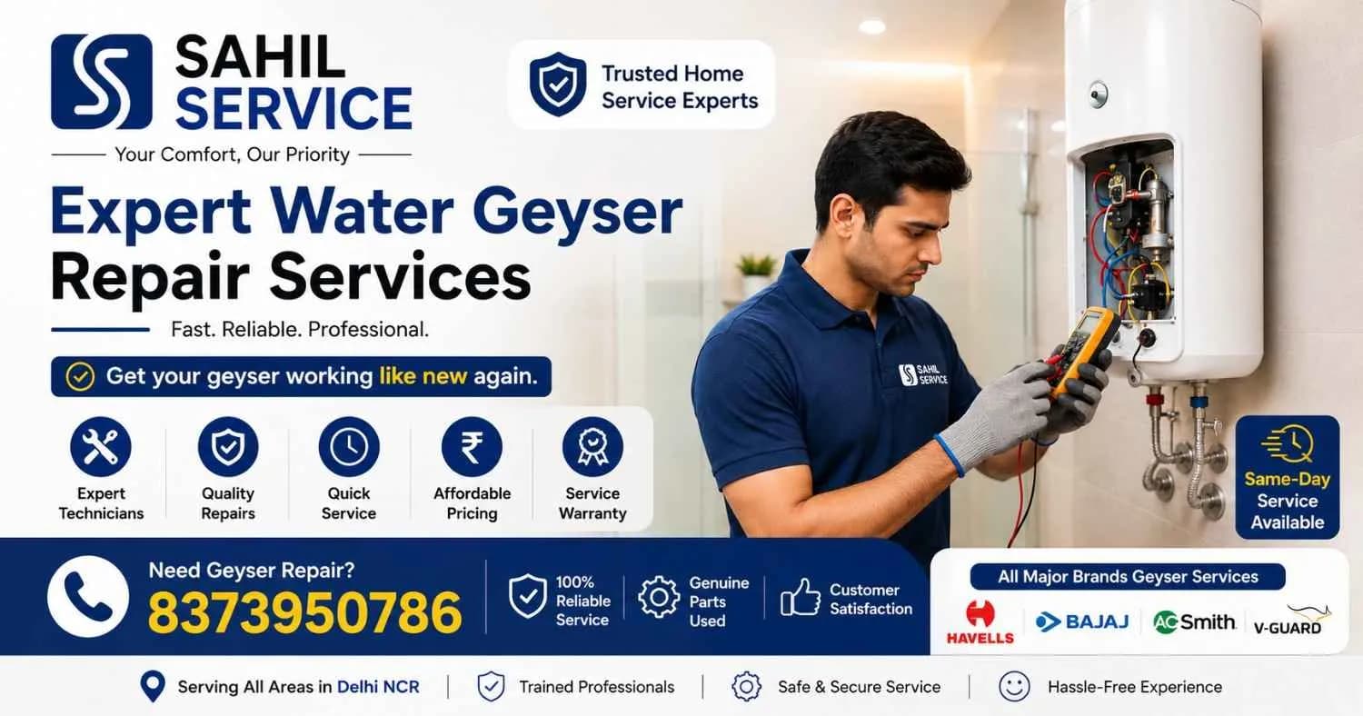 Best Geyser Service and Repair in Delhi NCR | Sahil Service