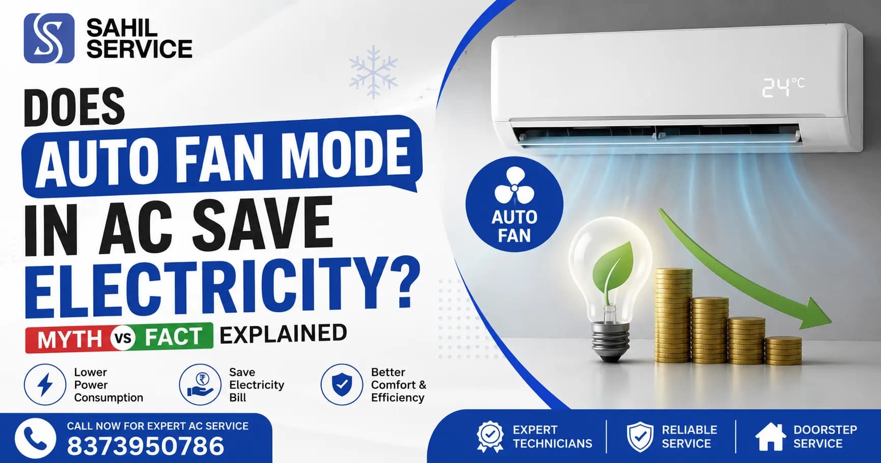 Does Auto Fan Mode in AC Save Electricity? Myth vs Fact Explained