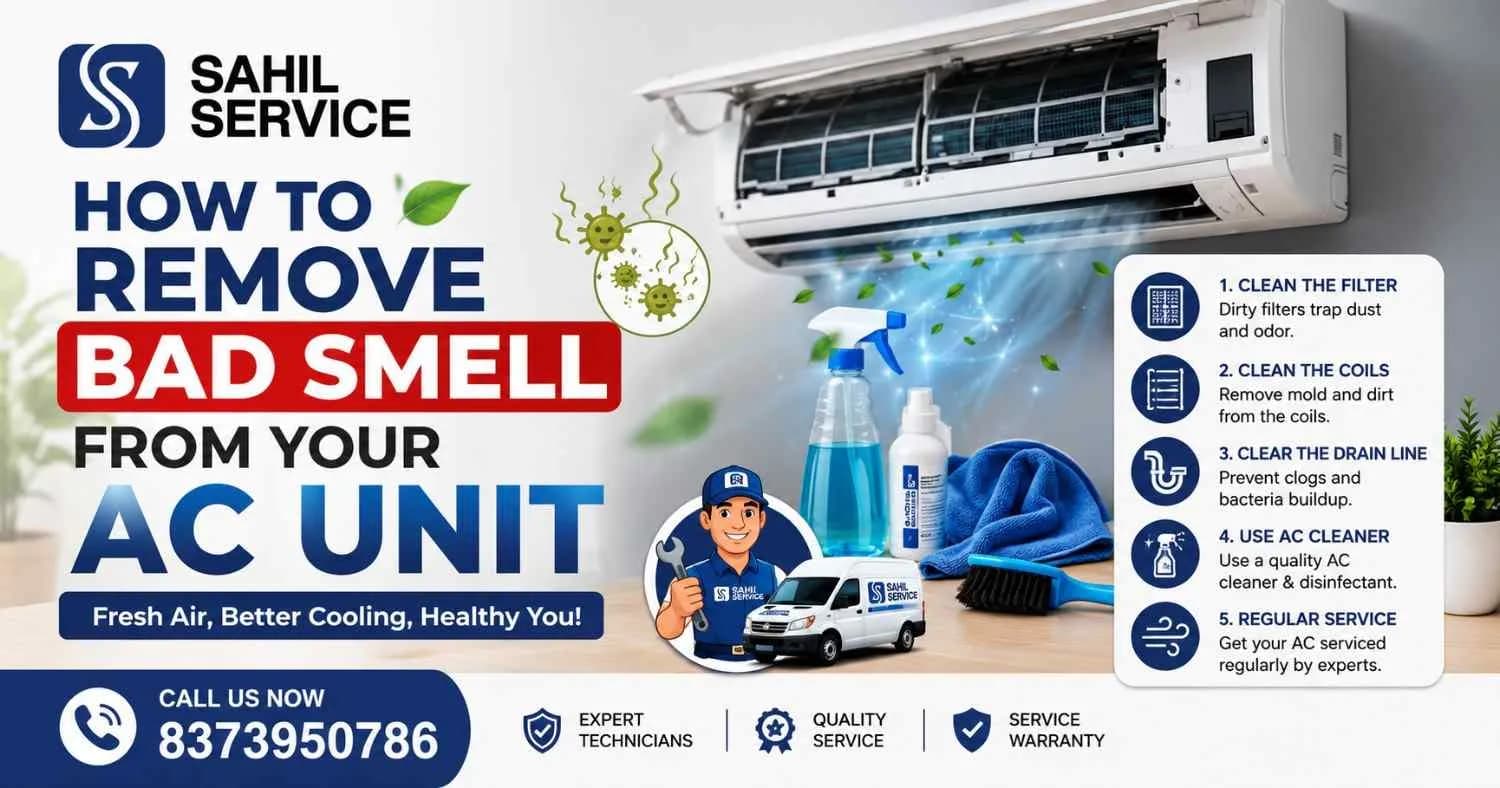 How to Remove Bad Smell from Your AC Unit | Sahil Service