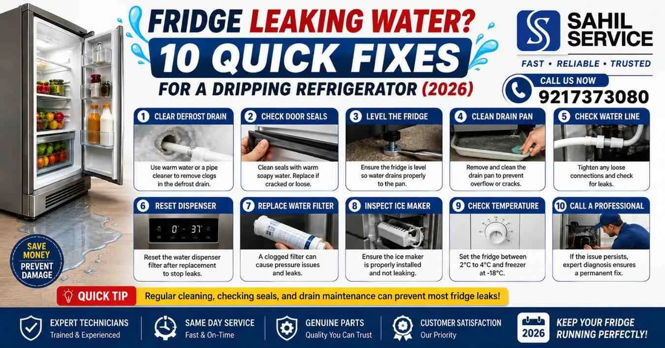 Fridge Leaking Water? Quick Fixes for a Dripping Refrigerator