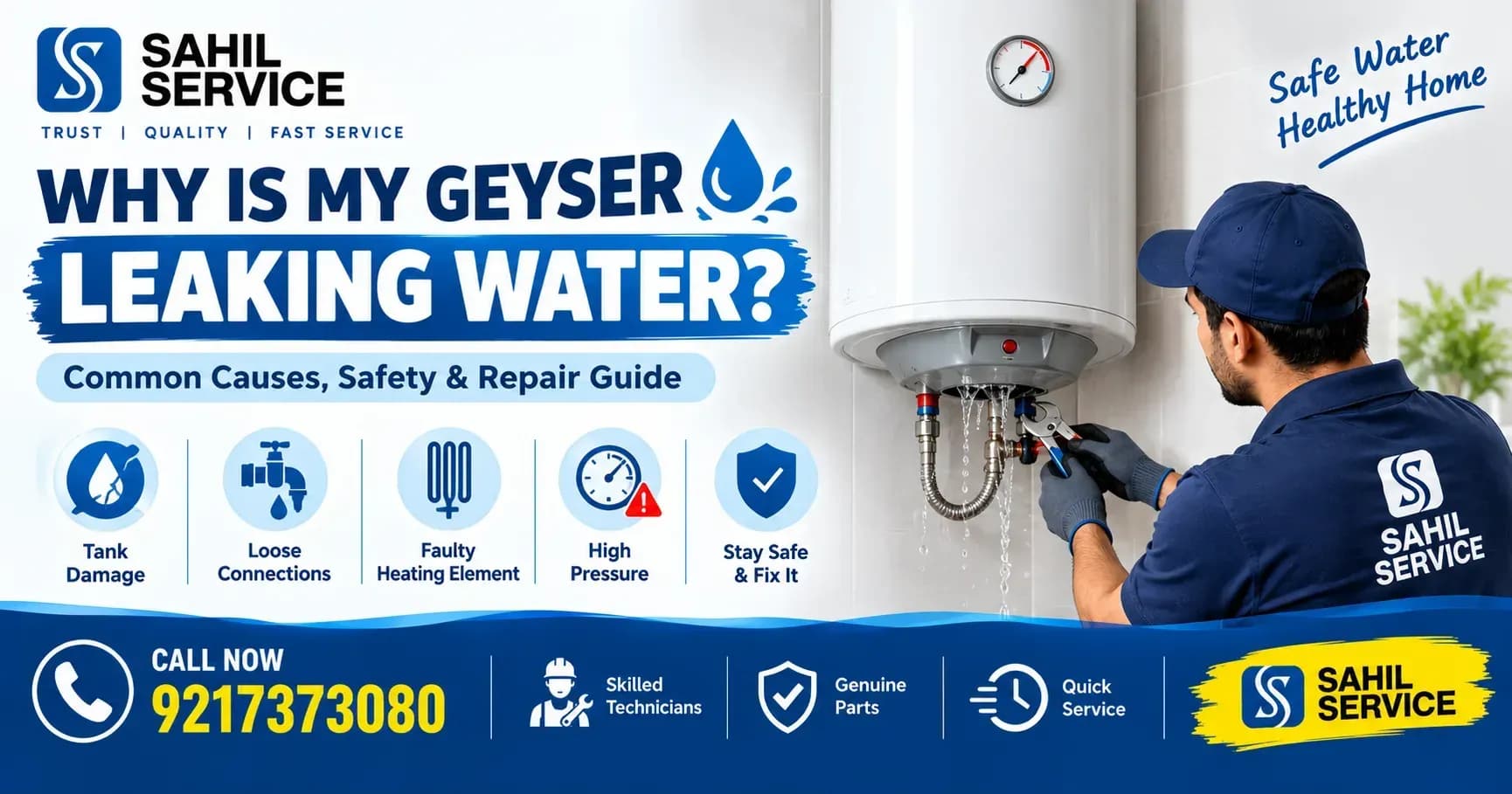 Why Is My Geyser Leaking Water? Common Causes, Safety & Repair Guide