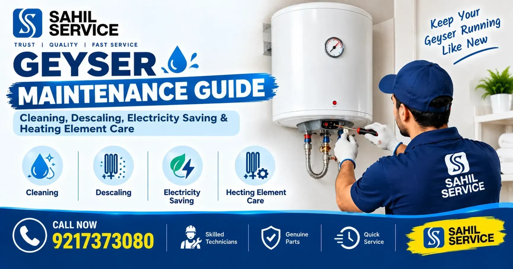 Geyser Maintenance Guide: Cleaning, Descaling, Electricity Saving & Heating Element Care