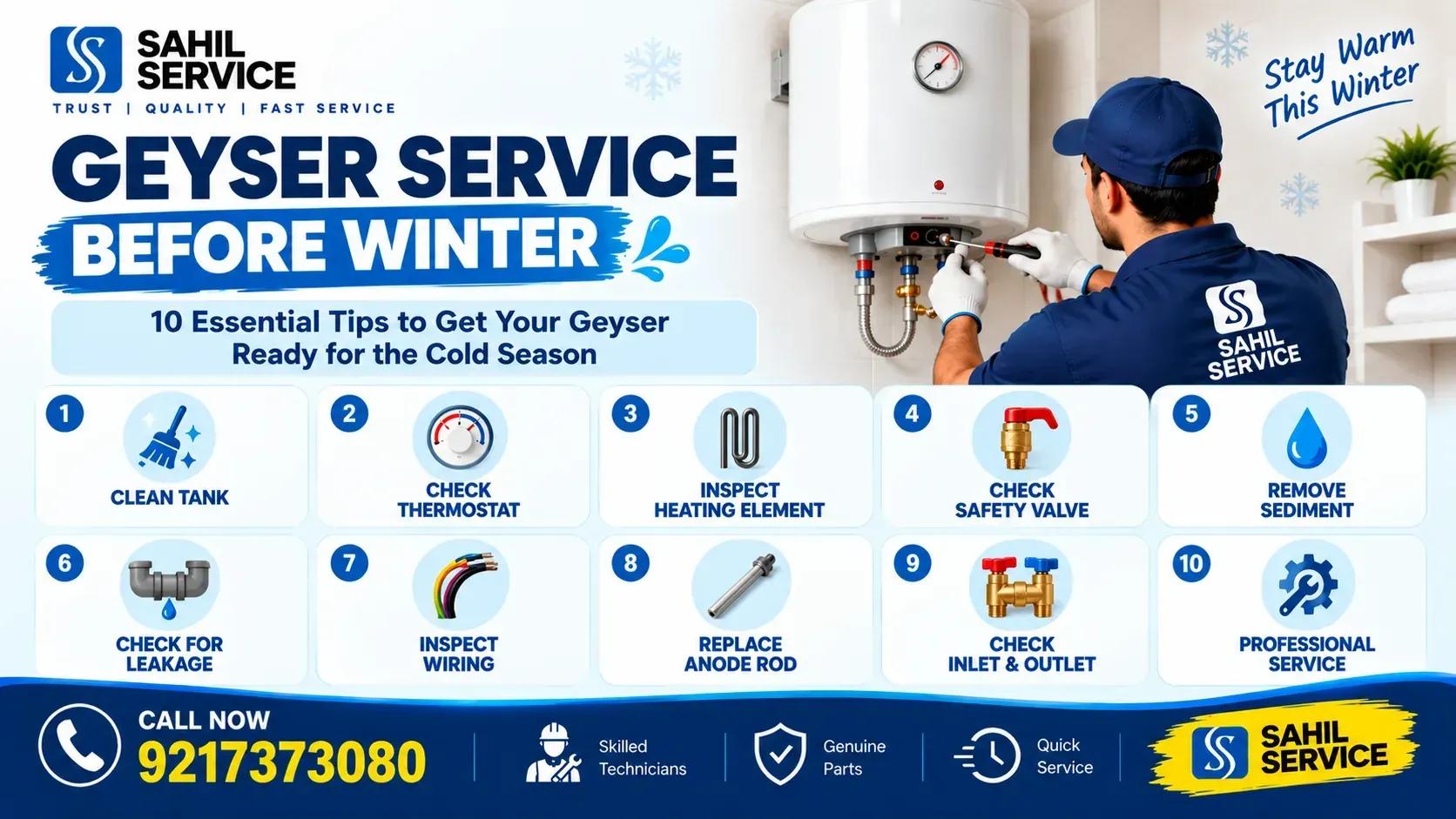Geyser Service Before Winter: 10 Essential Tips to Get Your Geyser Ready for the Cold Season