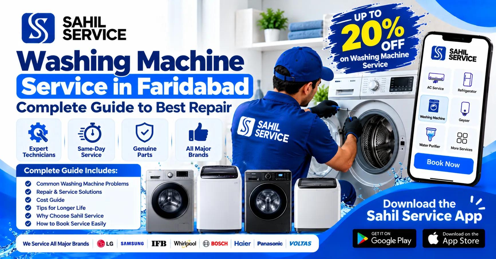 Washing Machine Service in Faridabad Complete Guide to Best Repair.
