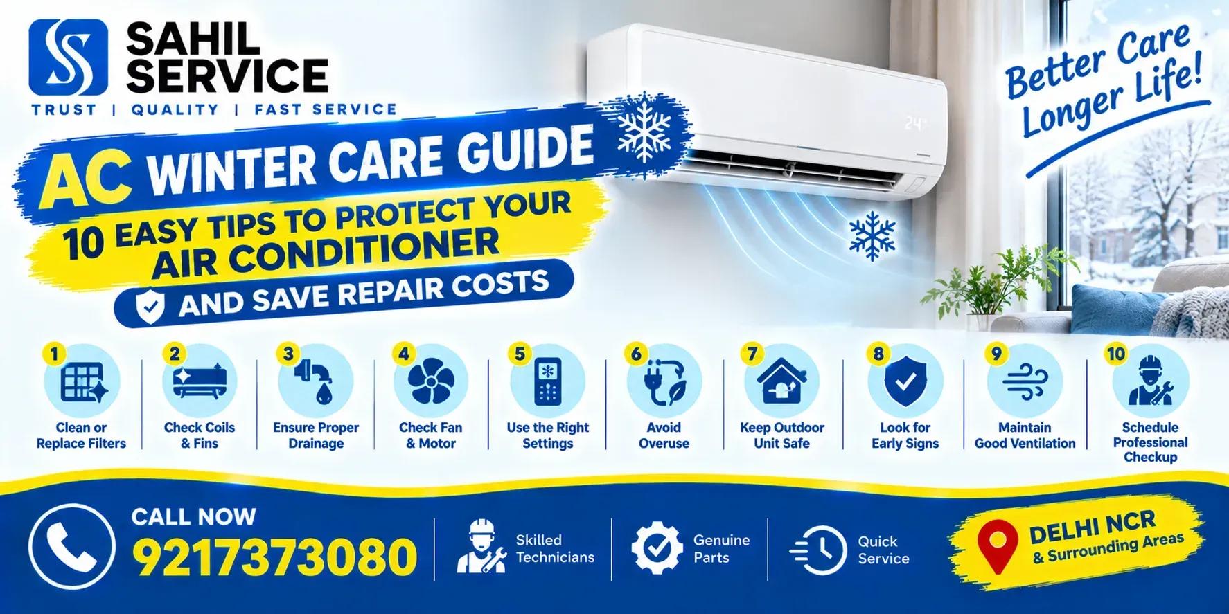 AC Winter Care Guide: 10 Easy Tips to Protect Your Air Conditioner and Save Repair Costs