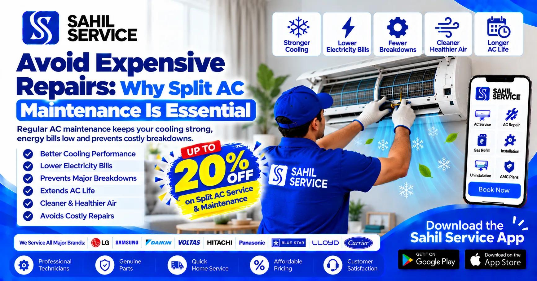 Avoid Expensive Repairs: Why Split AC Maintenance Is Essential