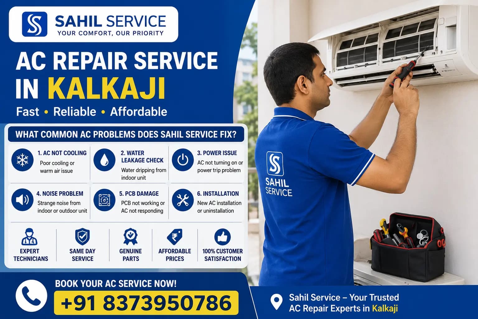 Best AC Service in Kalkaji Near Me | Service Starting in Just ₹149