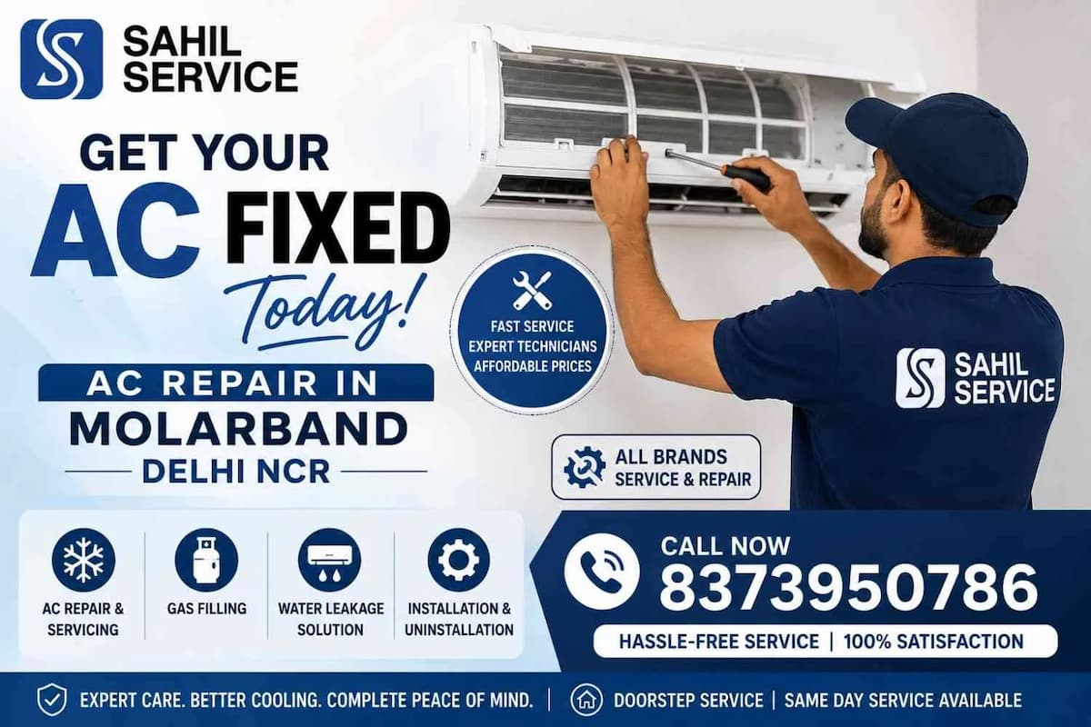 Get Your AC Fixed Today | AC Repair in Molarband Delhi NCR