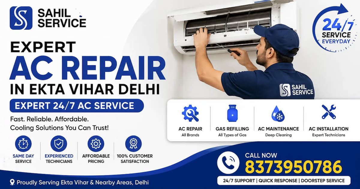 Expert AC Repair in Ekta Vihar Delhi | Expert 24/7 AC Service