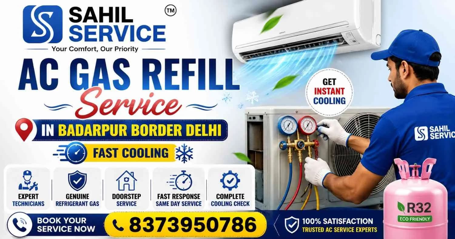 AC Gas Refill Service in Badarpur Border Delhi | Fast Cooling