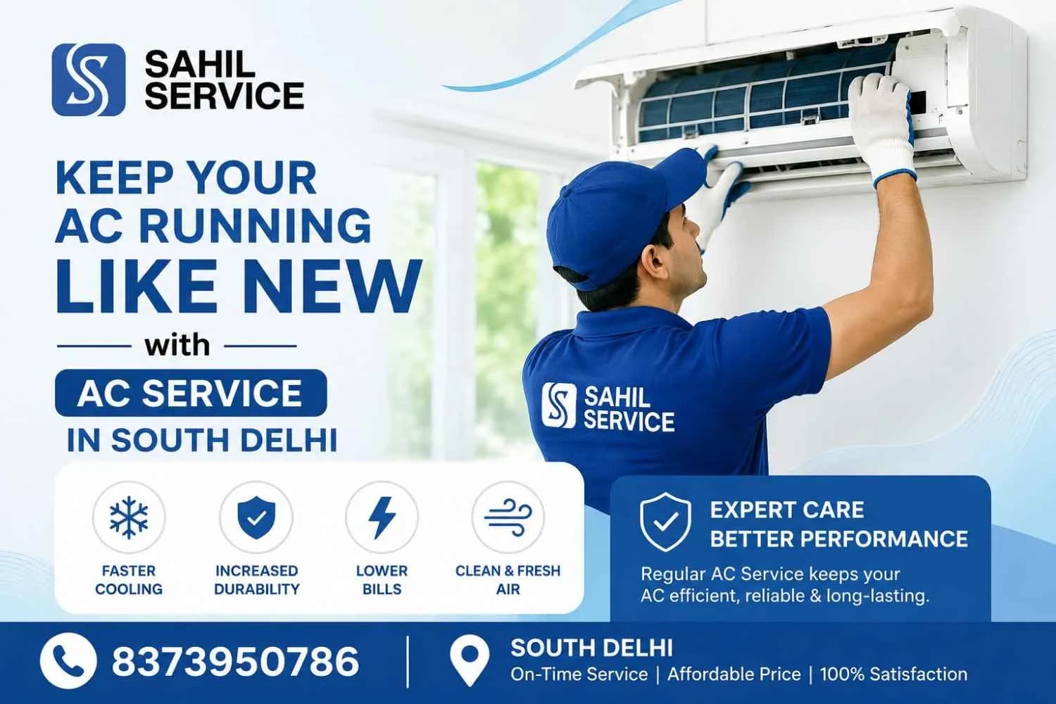 Keep Your AC Running Like New with AC Service in South Delhi