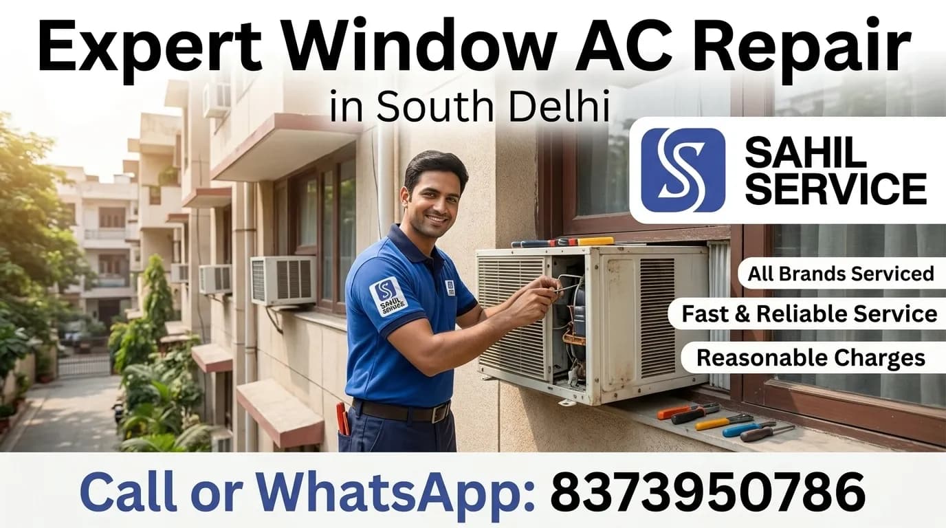 Expert Window AC Repair in South Delhi | Sahil Service