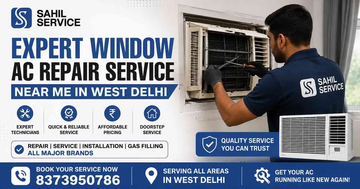 Expert Window AC Repair Service Near Me in West Delhi