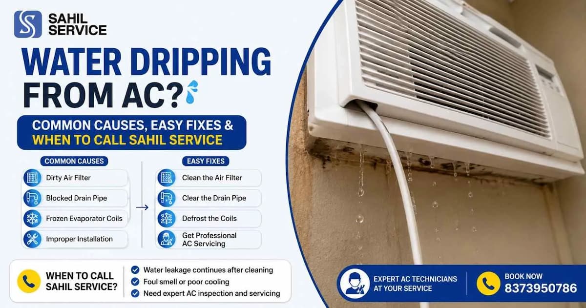 Top Window AC Water Leakage Service near me in West Delhi