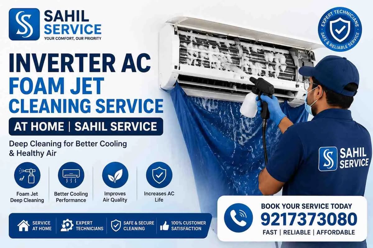 Professional Non-Inverter AC Cleaning Service at Home
