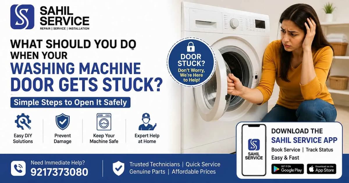 What Should You Do When Your Washing Machine Door Gets Stuck?