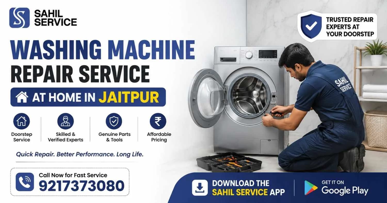 Washing Machine Repair Service at Home in Jaitpur | Sahil Service