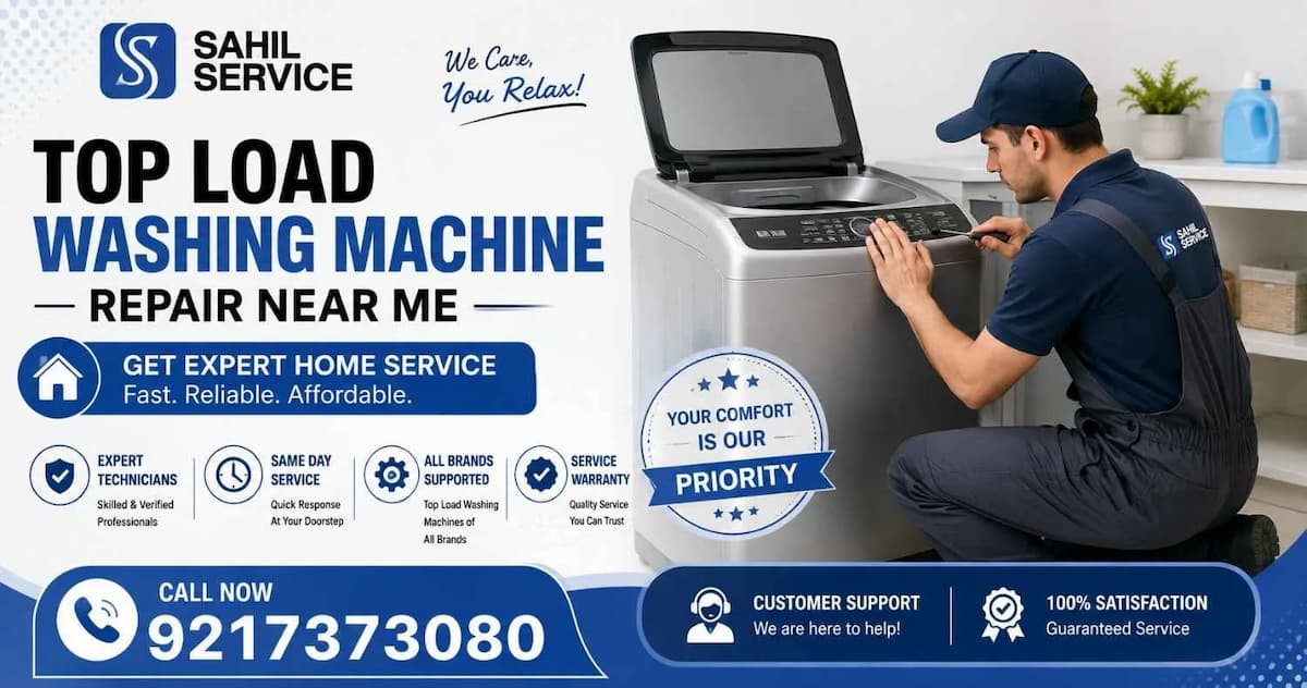 Top Load Washing Machine Repair Near Me – Get Expert Home Service