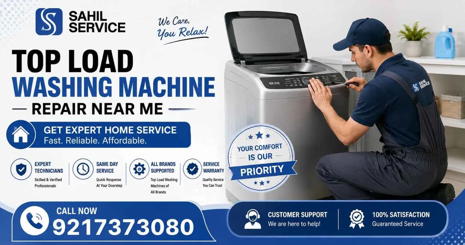 Top Load Washing Machine Repair Near Me – Get Expert Home Service