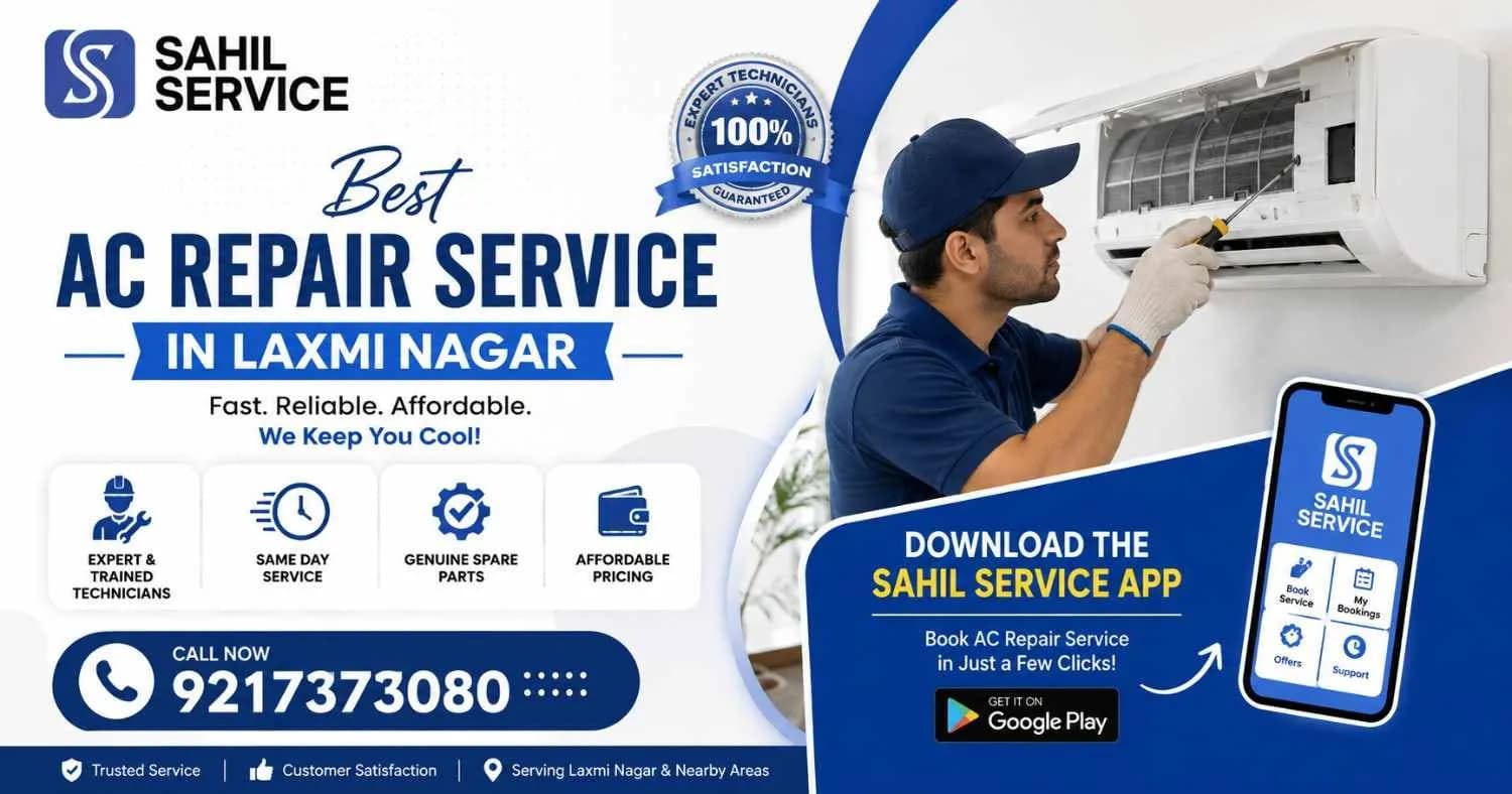 Best AC Repair Service in Laxmi Nagar | Sahil Service