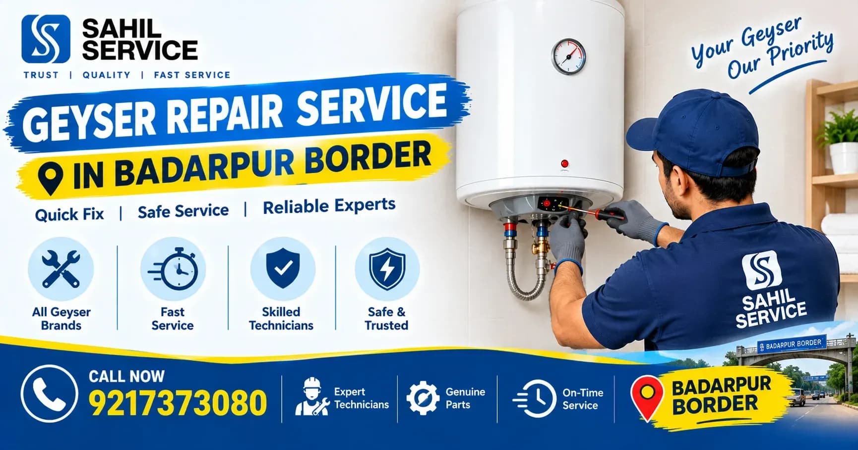 Geyser Repair Service in Badarpur Border