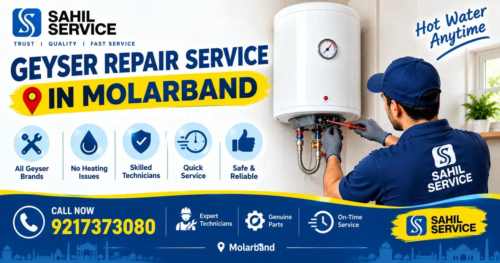 Geyser Repair Service in Molarband