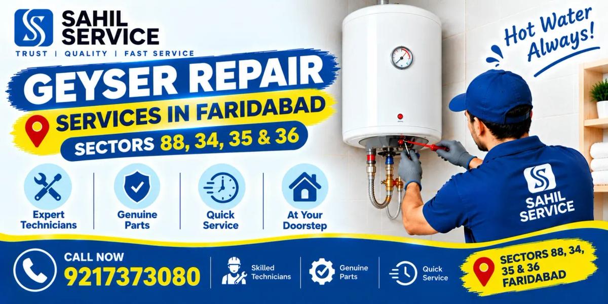Geyser Repair Services in Faridabad Sectors 88, 34, 35 & 36