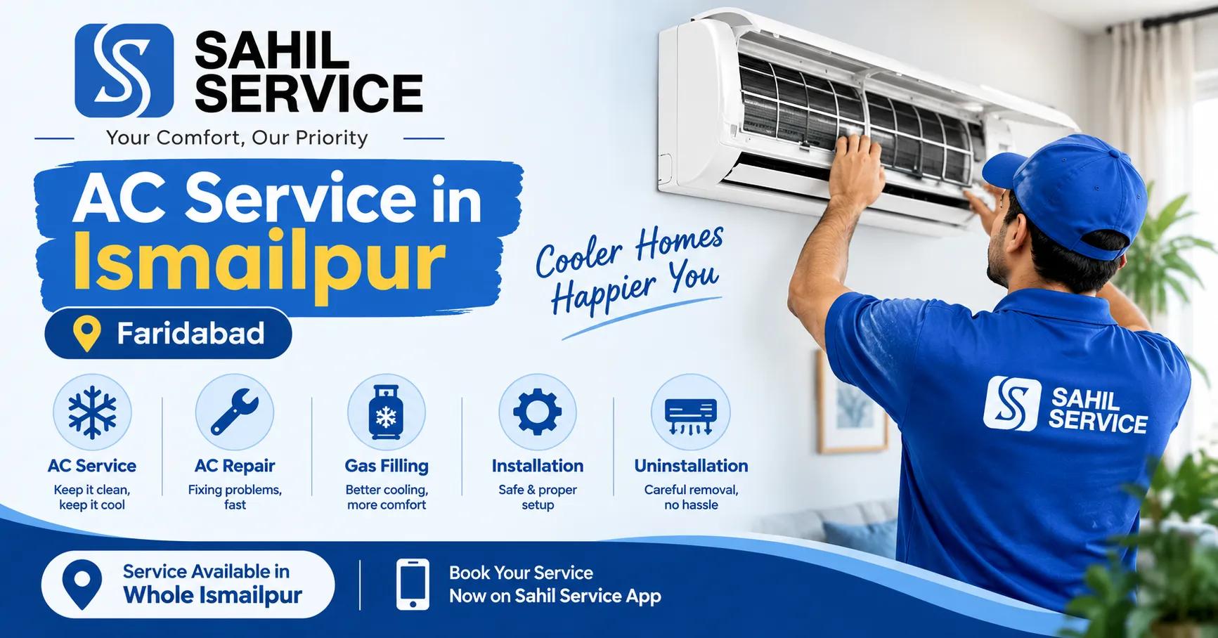 AC Service in Ismailpur Faridabad
