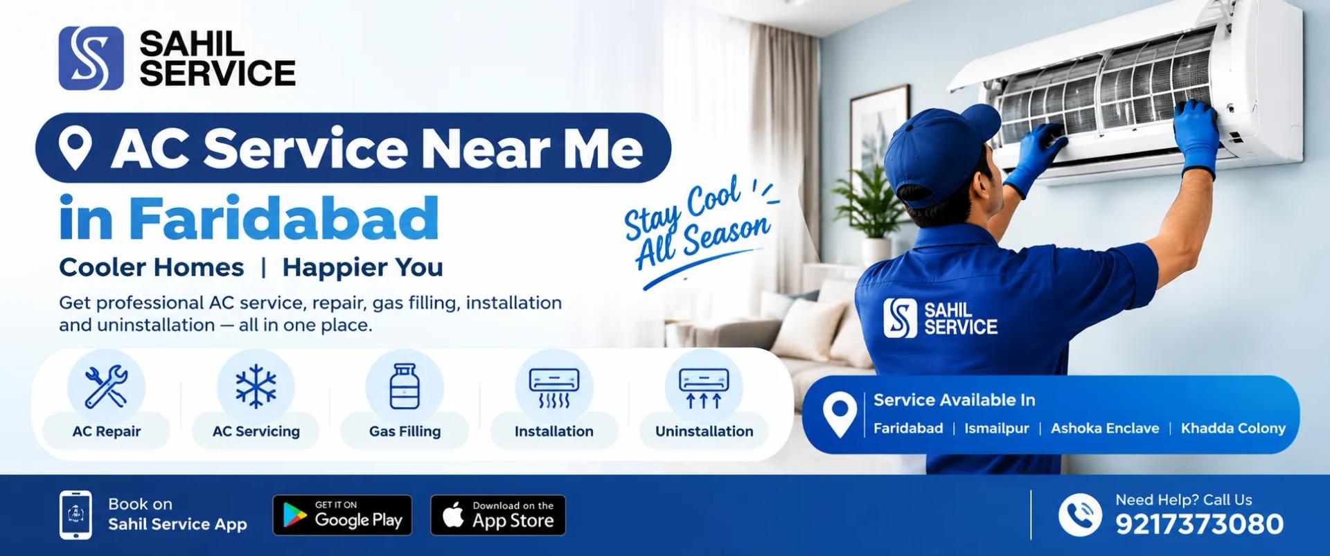 AC Service Near Me in Faridabad